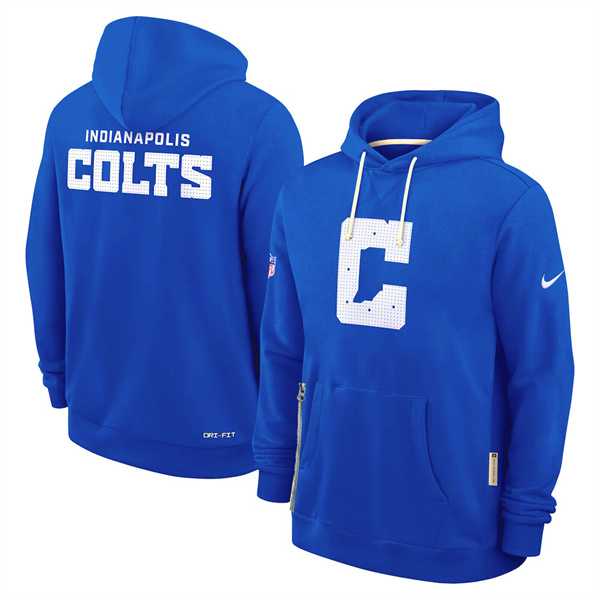 Men's Indianapolis Colts Royal Sideline Standard Issue Initial Home Dri-FIT Pullover Hoodie,We sell and wholesale Men's Indianapolis Colts Royal Sideline Standard Issue Initial Home Dri-FIT Pullover Hoodie on line form chian!