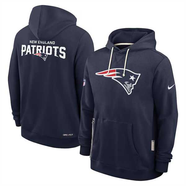 Men's New England Patriots Navy Sideline Standard Issue Initial Home Dri-FIT Pullover Hoodie,We sell and wholesale Men's New England Patriots Navy Sideline Standard Issue Initial Home Dri-FIT Pullover Hoodie on line form chian!