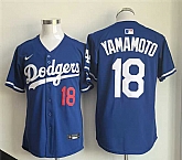 Men's Los Angeles Dodgers #18 Yoshinobu Yamamoto Royal Limited Stitched Jersey,baseball caps,new era cap wholesale,wholesale hats