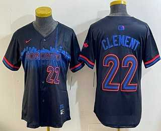 Women's Toronto Blue Jays #22 Ernie Clement Black City Limited Jersey,We sell and wholesale Women's Toronto Blue Jays #22 Ernie Clement Black City Limited Jersey on line form chian!