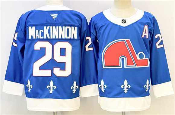 Men's Colorado Avalanche #29 Nathan MacKinnon Blue 2025-26 With A Patch Alternate Stitched Jersey,We sell and wholesale Men's Colorado Avalanche #29 Nathan MacKinnon Blue 2025-26 With A Patch Alternate Stitched Jersey on line form chian!