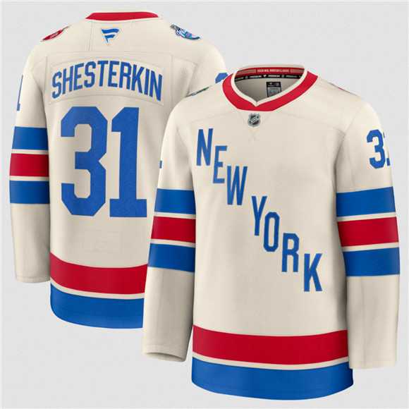 Men's New York Rangers #31 Igor Shesterkin Cream 2026 Winter Classic Stitched Hockey Jersey Dzhi,We sell and wholesale Men's New York Rangers #31 Igor Shesterkin Cream 2026 Winter Classic Stitched Hockey Jersey Dzhi on line form chian!