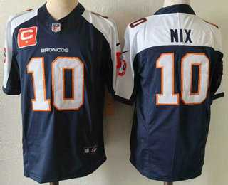 Men's Denver Broncos #10 Bo Nix Navy Blue C Patch Thanksgiving FUSE Vapor Jersey,We sell and wholesale Men's Denver Broncos #10 Bo Nix Navy Blue C Patch Thanksgiving FUSE Vapor Jersey on line form chian!