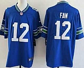 Men's Seattle Seahawks #12 Fan Limited Blue Throwback Vapor Jersey,baseball caps,new era cap wholesale,wholesale hats