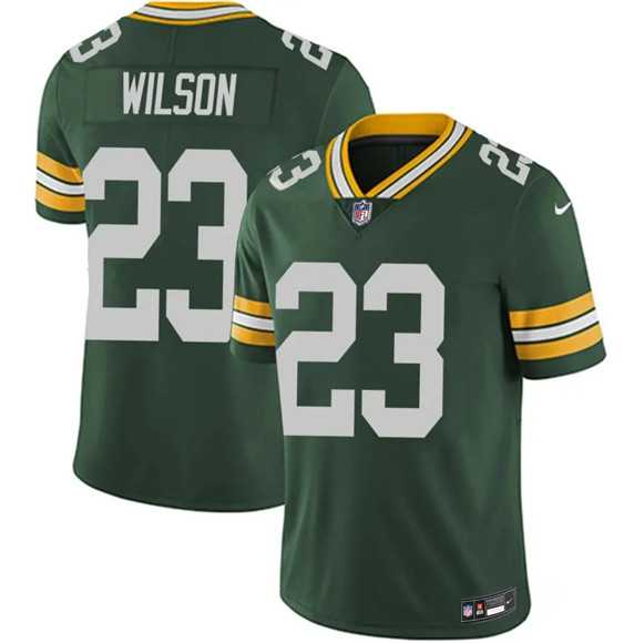 Men's Green Bay Packers #23 Emanuel Wilson Green 2025 Vapor Untouchable Limited Stitched Jersey Dzhi,We sell and wholesale Men's Green Bay Packers #23 Emanuel Wilson Green 2025 Vapor Untouchable Limited Stitched Jersey Dzhi on line form chian!