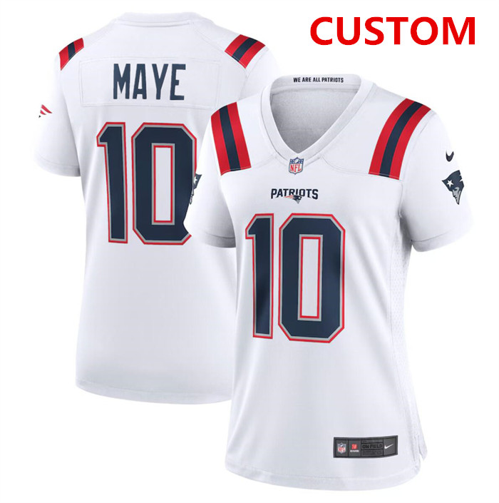 Women's New England Patriots Custom White Vapor Untouchable Stitched Jersey,We sell and wholesale Women's New England Patriots Custom White Vapor Untouchable Stitched Jersey on line form chian!