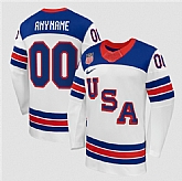Men's USA Active Player Custom White 2026 Stitched Jersey,baseball caps,new era cap wholesale,wholesale hats