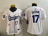 Women's Los Angeles Dodgers #17 Shohei Ohtani White 2025 World Series Champions Patch Tokyo Series Limited Stitched Jersey Dzhi,baseball caps,new era cap wholesale,wholesale hats