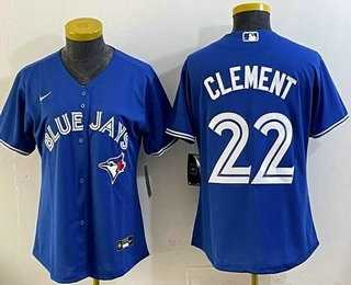 Women's Toronto Blue Jays #22 Ernie Clement Blue Cool Base Jersey,We sell and wholesale Women's Toronto Blue Jays #22 Ernie Clement Blue Cool Base Jersey on line form chian!