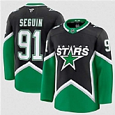 Men's Dallas Stars #91 Tyler Seguin Black 2025-26 Alternate Stitched Jersey Dzhi,baseball caps,new era cap wholesale,wholesale hats