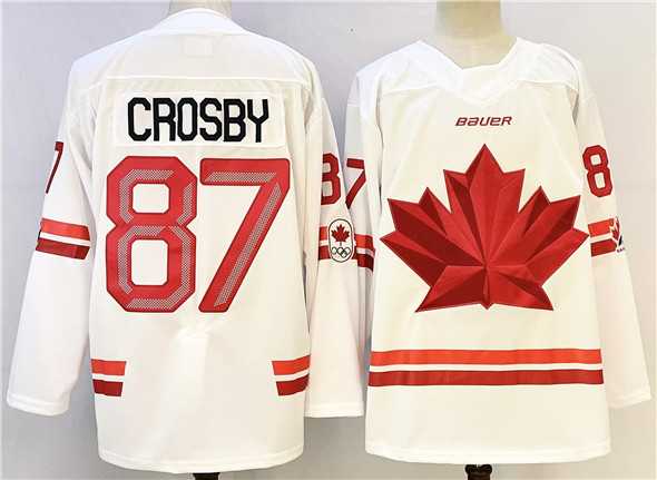 Men's Canada #87 Sidney Crosby White Stitched Jersey,We sell and wholesale Men's Canada #87 Sidney Crosby White Stitched Jersey on line form chian!