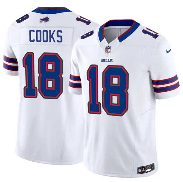 Men's Buffalo Bills #18 Brandin Cooks White 2025 F.U.S.E. Vapor Untouchable Limited Stitched Jersey Dzhi,We sell and wholesale Men's Buffalo Bills #18 Brandin Cooks White 2025 F.U.S.E. Vapor Untouchable Limited Stitched Jersey Dzhi on line form chian!