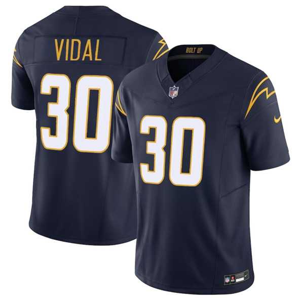 Men's Los Angeles Chargers #30 Kimani Vidal Navy 2025 F.U.S.E. Alternate Vapor Limited Stitched Jersey Dzhi,We sell and wholesale Men's Los Angeles Chargers #30 Kimani Vidal Navy 2025 F.U.S.E. Alternate Vapor Limited Stitched Jersey Dzhi on line form chian!