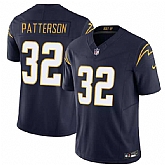 Men's Los Angeles Chargers #32 Jaret Patterson Navy 2025 F.U.S.E. Alternate Vapor Limited Stitched Jersey Dzhi,baseball caps,new era cap wholesale,wholesale hats