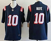 Men's New England patriots #10 Drake Maye Limited Navy Fashion FUSE Vapor Jersey,baseball caps,new era cap wholesale,wholesale hats