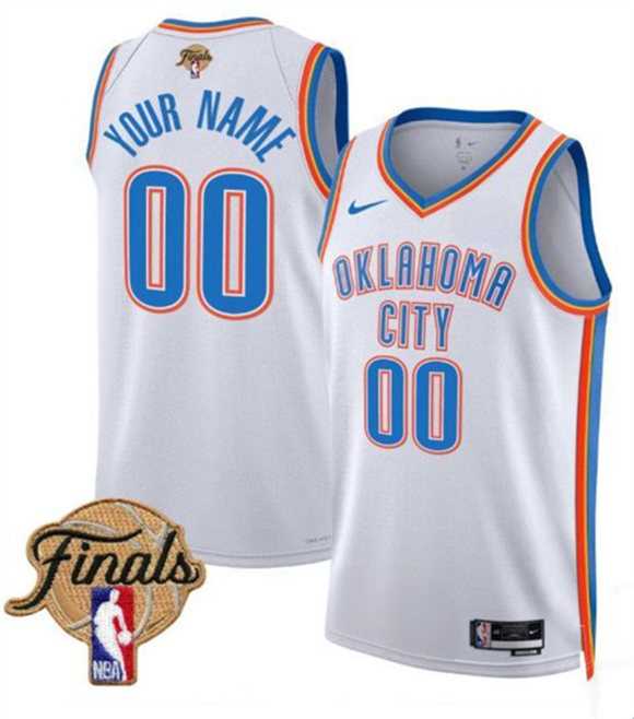 Men's Oklahoma City Thunder Active Player Custom White 2025 Association Edition Stitched Basketball Jersey,We sell and wholesale Men's Oklahoma City Thunder Active Player Custom White 2025 Association Edition Stitched Basketball Jersey on line form chian!
