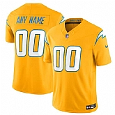 Men's Los Angeles Chargers Active Player Custom Gold 2025 F.U.S.E. Alternate Vapor Limited Football Stitched Jersey,baseball caps,new era cap wholesale,wholesale hats