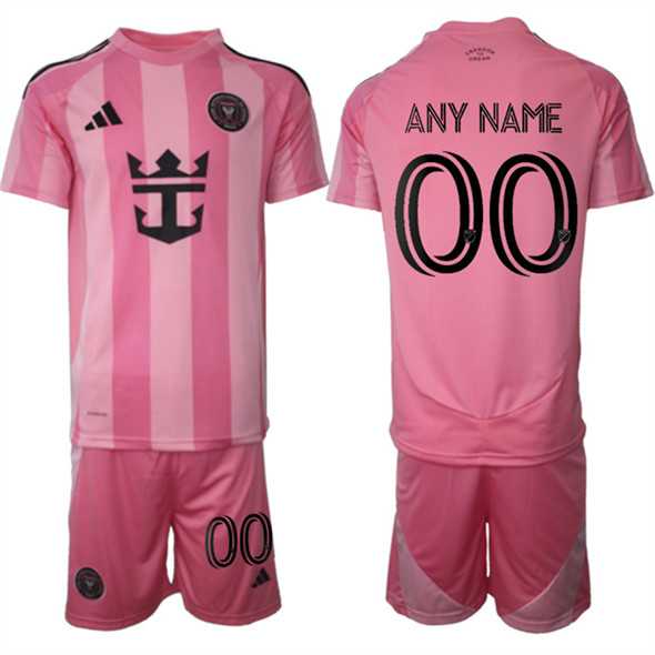 Men's Inter Miami CF Custom 25-26 Pink Home Soccer Jersey Suit,We sell and wholesale Men's Inter Miami CF Custom 25-26 Pink Home Soccer Jersey Suit on line form chian!