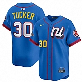 Men's National League #30 Kyle Tucker Blue 2025 All-Star Edition Limited Stitched Baseball Jersey,baseball caps,new era cap wholesale,wholesale hats