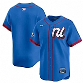 Men's National League Blank Navy 2025 All-Star Edition Limited Stitched Baseball Jersey,baseball caps,new era cap wholesale,wholesale hats