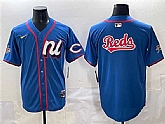 Men's National League Cincinnati Reds Team Big Logo Blue 2025 All-Star Edition Limited Stitched Baseball Jersey,baseball caps,new era cap wholesale,wholesale hats