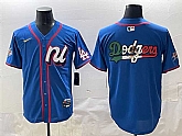 Men's National League Los Angeles Dodgers Team Big Logo Blue 2025 All-Star Edition Limited Stitched Baseball Jersey,baseball caps,new era cap wholesale,wholesale hats
