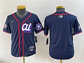 Women's American League Houston Astros Blank Navy 2025 All-Star Edition Limited Stitched Baseball Jersey(Run Small),baseball caps,new era cap wholesale,wholesale hats
