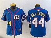 Women's National League #44 Elly De La Cruz Blue 2025 All-Star Edition Limited Stitched Baseball Jersey(Run Small),baseball caps,new era cap wholesale,wholesale hats