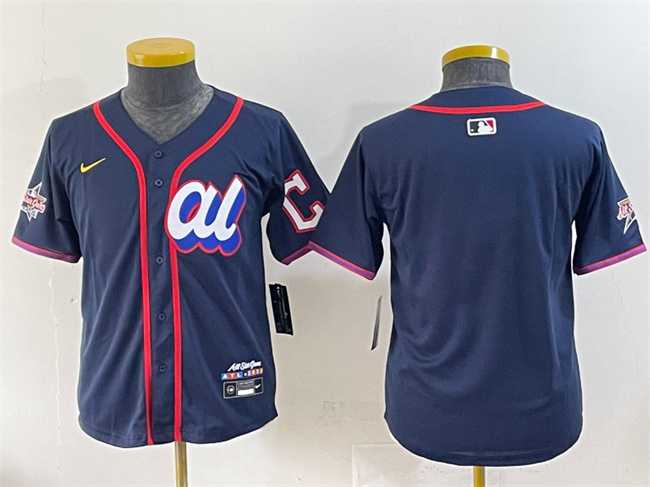 Youth American League Cleveland Guardians Blank Navy 2025 All-Star Edition Limited Stitched Baseball Jersey,We sell and wholesale Youth American League Cleveland Guardians Blank Navy 2025 All-Star Edition Limited Stitched Baseball Jersey on line form chian!
