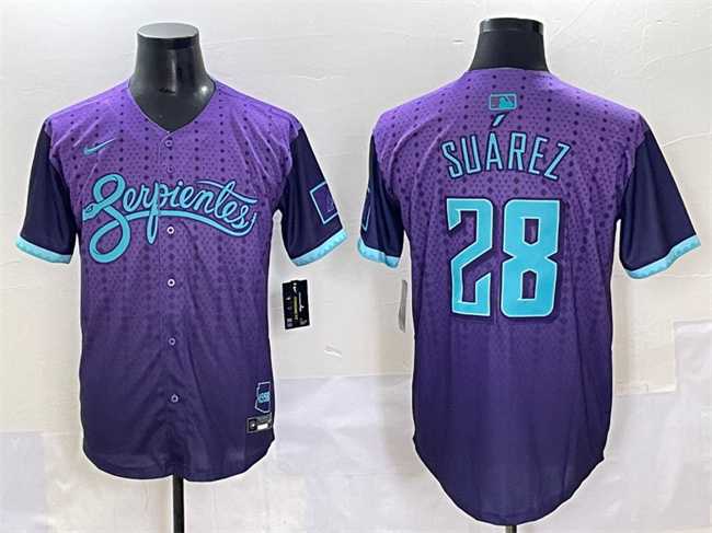 Men's Arizona Diamondbacks #28 Eugenio Suarez Purple 2025 City Connect Limited Stitched Baseball Jersey,We sell and wholesale Men's Arizona Diamondbacks #28 Eugenio Suarez Purple 2025 City Connect Limited Stitched Baseball Jersey on line form chian!