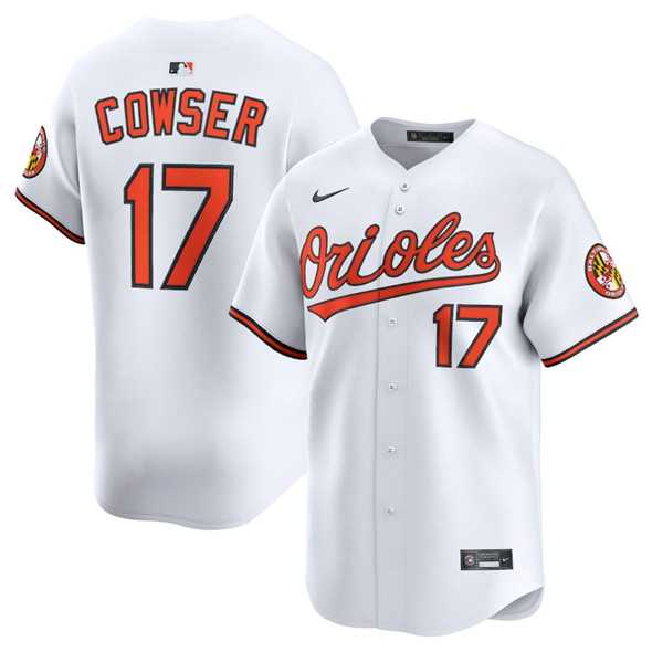 Men's Baltimore Orioles #17 Colton Cowser White 2025 Home Limited Stitched Baseball Jersey Dzhi,We sell and wholesale Men's Baltimore Orioles #17 Colton Cowser White 2025 Home Limited Stitched Baseball Jersey Dzhi on line form chian!