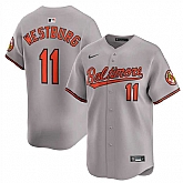 Men's Baltimore Orioles #11 Jordan Westburg Gray 2025 Limited Cool Base Stitched Baseball Jersey Dzhi,baseball caps,new era cap wholesale,wholesale hats