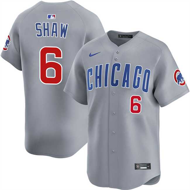 Men's Chicago Cubs #6 Matt Shaw Gray Limited Stitched Baseball Jersey Dzhi,We sell and wholesale Men's Chicago Cubs #6 Matt Shaw Gray Limited Stitched Baseball Jersey Dzhi on line form chian!