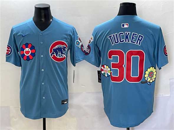 Men's Chicago Cubs #30 Kyle Tucker Blue 2025 Tokyo Series 2nd Alternate Limited Stitched Baseball Jersey Dzhi,We sell and wholesale Men's Chicago Cubs #30 Kyle Tucker Blue 2025 Tokyo Series 2nd Alternate Limited Stitched Baseball Jersey Dzhi on line form chian!