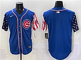 Men's Chicago Cubs Blank Royal 2025 Independence Day Vapor Premier Limited Stitched Baseball Jersey,baseball caps,new era cap wholesale,wholesale hats