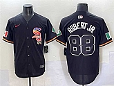 Men's Chicago White Sox #88 Luis Robert Jr. Black Mexico Limited Stitched Baseball Jersey,baseball caps,new era cap wholesale,wholesale hats