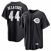Men's Cincinnati Reds #44 Elly De La Cruz Black Lights Out Limited Stitched Baseball Jersey Dzhi,baseball caps,new era cap wholesale,wholesale hats