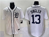 Men's Detroit Tigers #13 Dillon Dingler Cool Base Stitched Baseball Jersey,baseball caps,new era cap wholesale,wholesale hats