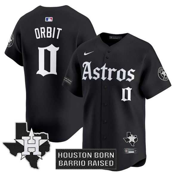 Men's Houston Astros #0 Orbit Black 'Gothic Edition' Vapor Limited Stitched Baseball Jersey Dzhi,We sell and wholesale Men's Houston Astros #0 Orbit Black 'Gothic Edition' Vapor Limited Stitched Baseball Jersey Dzhi on line form chian!
