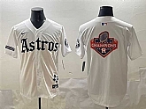 Mens Houston Astros Team Big Logo White Gothic 'Houston Born Barrio Raised' Limited Stitched Baseball Jersey,baseball caps,new era cap wholesale,wholesale hats