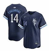 Men's Kansas City Royals #14 Jac Caglianone Navy City Connect Limited Stitched Baseball Jersey Dzhi,baseball caps,new era cap wholesale,wholesale hats