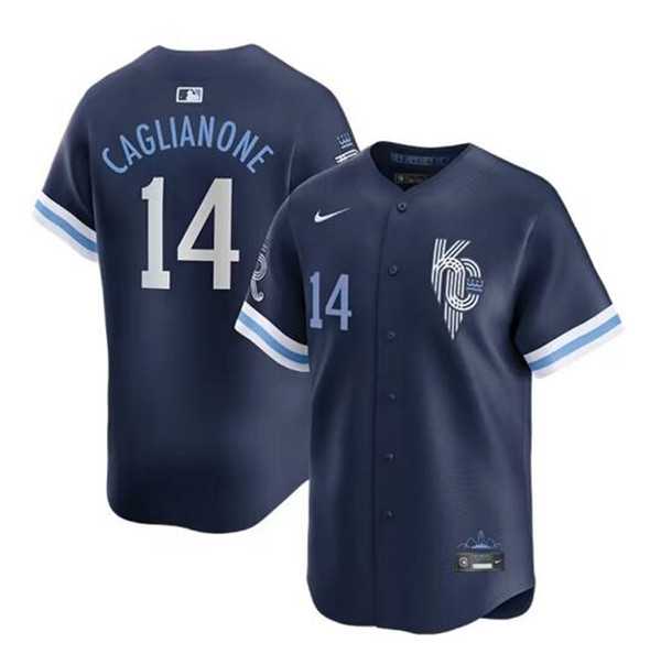 Men's Kansas City Royals #14 Jac Caglianone Navy City Connect Limited Stitched Baseball Jersey Dzhi,We sell and wholesale Men's Kansas City Royals #14 Jac Caglianone Navy City Connect Limited Stitched Baseball Jersey Dzhi on line form chian!