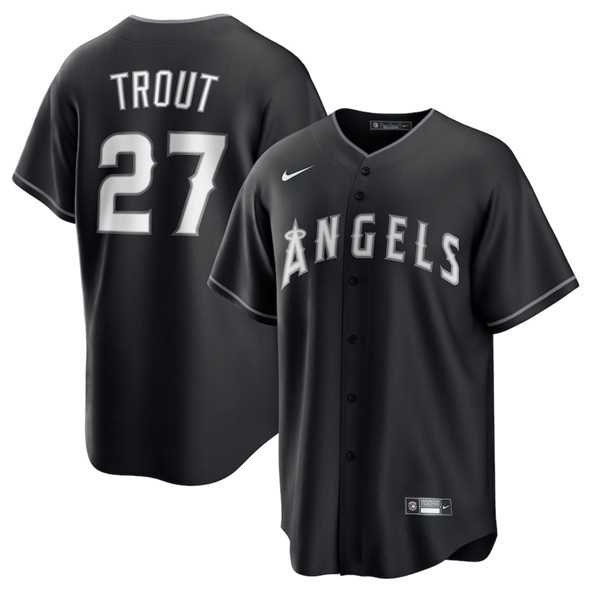 Men's Los Angeles Angels #27 Mike Trout Black Lights Out Limited Stitched Baseball Jersey Dzhi,We sell and wholesale Men's Los Angeles Angels #27 Mike Trout Black Lights Out Limited Stitched Baseball Jersey Dzhi on line form chian!