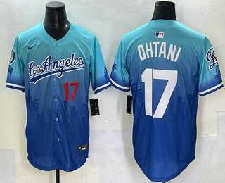 Men's Los Angeles Dodgers #17 Shohei Ohtani Blue 2025 City Connect Limited Stitched Jersey,We sell and wholesale Men's Los Angeles Dodgers #17 Shohei Ohtani Blue 2025 City Connect Limited Stitched Jersey on line form chian!