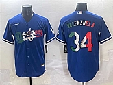 Men's Los Angeles Dodgers #34 Fernando Valenzuela Blue Mexico Stitched Jersey Dzhi,baseball caps,new era cap wholesale,wholesale hats