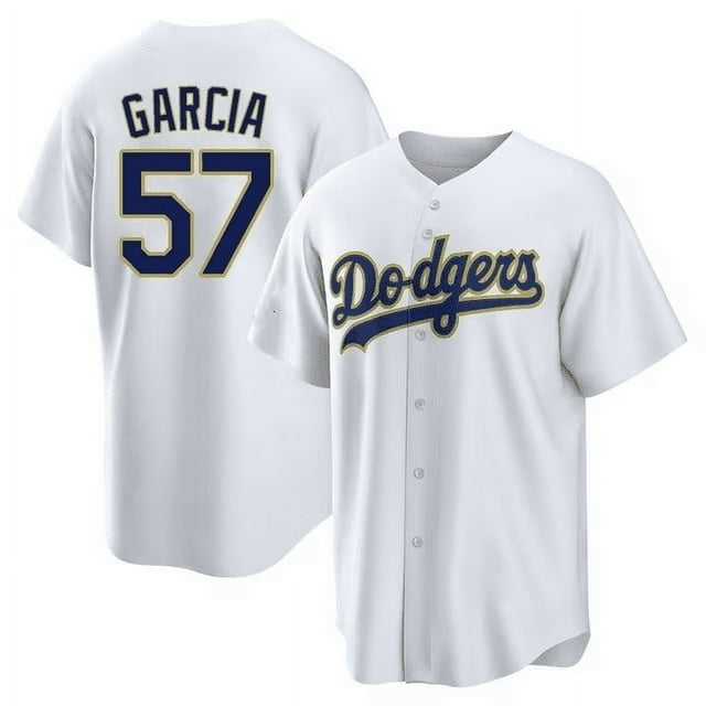 Men's Los Angeles Dodgers #57 Luis Garcia White Gold Cool Base Stitched Baseball Jersey Dzhi,We sell and wholesale Men's Los Angeles Dodgers #57 Luis Garcia White Gold Cool Base Stitched Baseball Jersey Dzhi on line form chian!