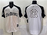 Men's New York Yankees Team Big Logo White Black 'Gothic Legacy Edition' Vapor Premier Limited Stitched Baseball Jerseys,baseball caps,new era cap wholesale,wholesale hats