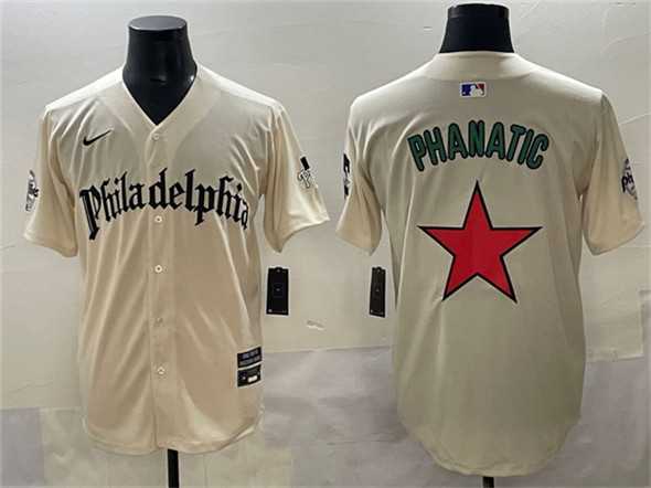 Men's Philadelphia Phillies Cream Phanatic Gothic Vapor Limited Stitched Jersey,We sell and wholesale Men's Philadelphia Phillies Cream Phanatic Gothic Vapor Limited Stitched Jersey on line form chian!