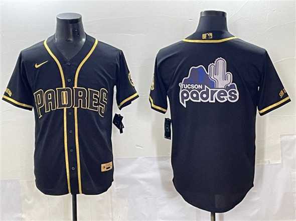 Men's San Diego Padres Team Big Logo Black Gold Stitched Baseball Jersey,We sell and wholesale Men's San Diego Padres Team Big Logo Black Gold Stitched Baseball Jersey on line form chian!
