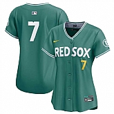 Women's Boston Red Sox #7 Masataka Yoshida Green 2025 City Connect Limited Stitched Baseball Jersey(Run Small) Dzhi,baseball caps,new era cap wholesale,wholesale hats